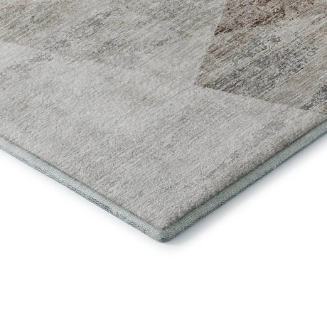 Dalyn Neo NO11 Silver Rug corner detail