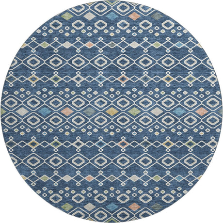 Dalyn Neo NO12 Navy Rug round rug