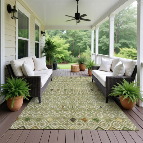 Dalyn Neo NO12 Sage Rug outdoor lifestyle image
