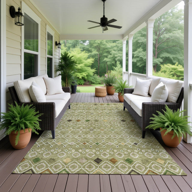 Dalyn Neo NO12 Sage Rug outdoor lifestyle image