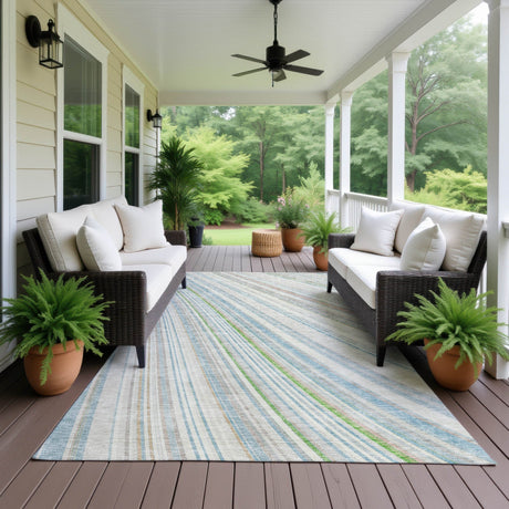 Dalyn Neo NO14 Ivory Rug outdoor lifestyle image
