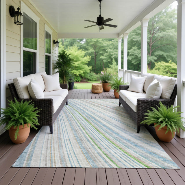 Dalyn Neo NO14 Ivory Rug outdoor lifestyle image