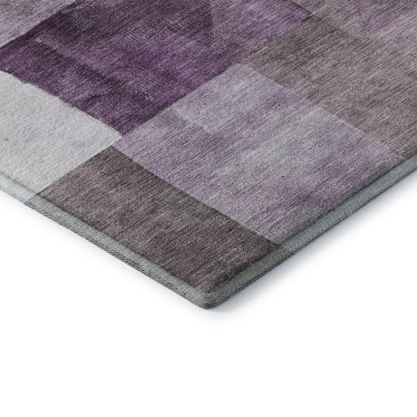Dalyn Neo NO15 Eggplant Rug corner detail