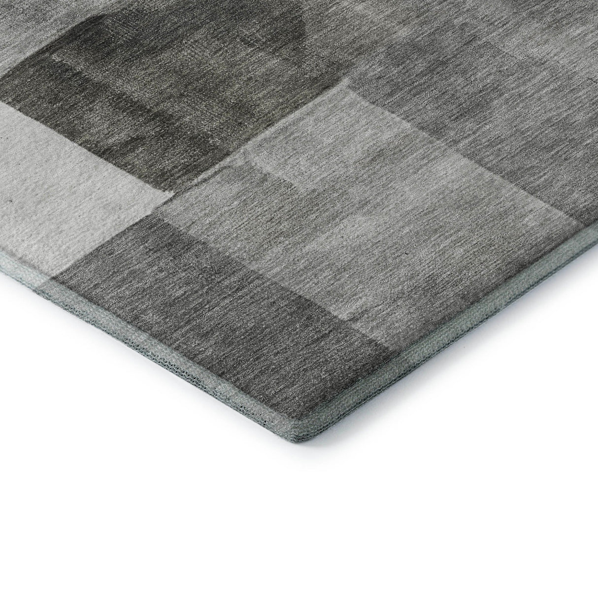 Dalyn Neo NO15 Pewter Rug corner detail