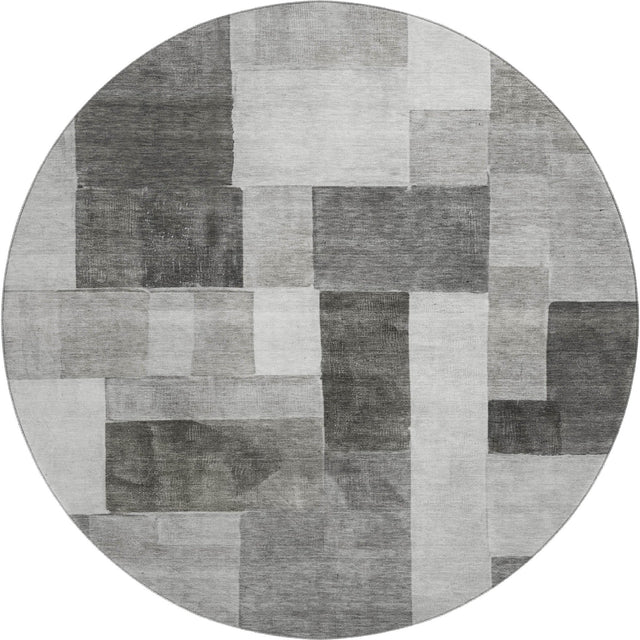 Dalyn Neo NO15 Pewter Rug round rug