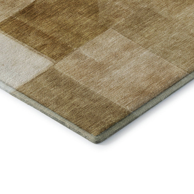 Dalyn Neo NO15 Terracotta Rug corner detail