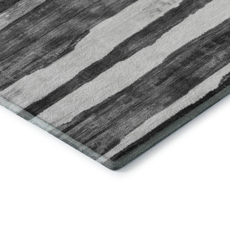 Dalyn Neo NO16 Charcoal Rug corner detail