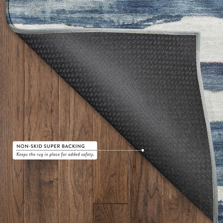 Dalyn Neo NO16 Denim Rug backing detail