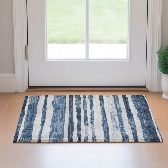 Dalyn Neo NO16 Denim Rug shown in a room