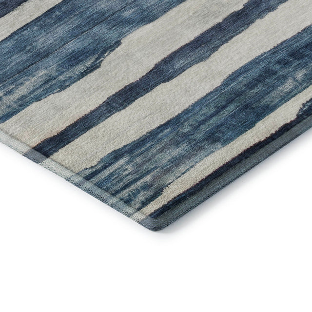 Dalyn Neo NO16 Denim Rug corner detail