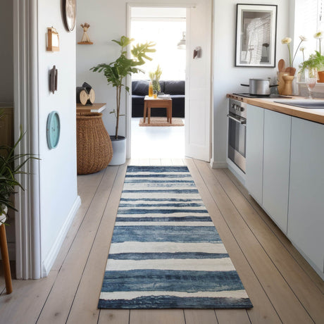 Dalyn Neo NO16 Denim Rug shown in a room