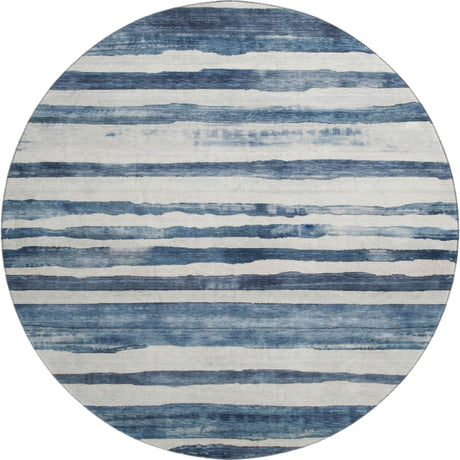 Dalyn Neo NO16 Denim Rug round rug