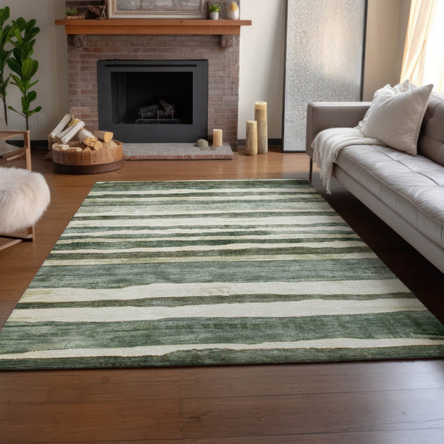 Dalyn Neo NO16 Sage Rug shown in a room