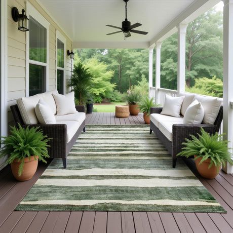 Dalyn Neo NO16 Sage Rug outdoor lifestyle image