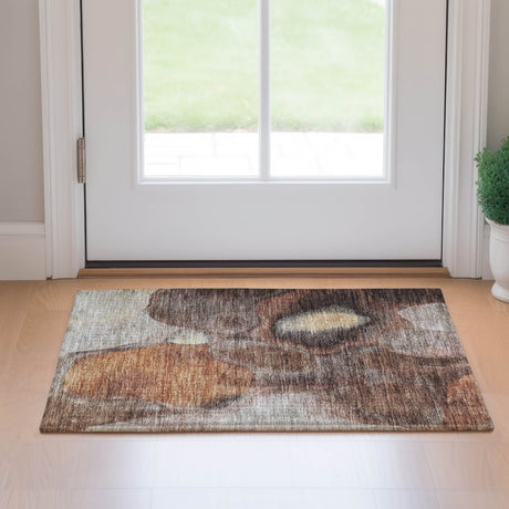 Dalyn Neo NO2 Coffee Rug shown in a room