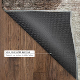 Dalyn Neo NO2 Coffee Rug backing detail