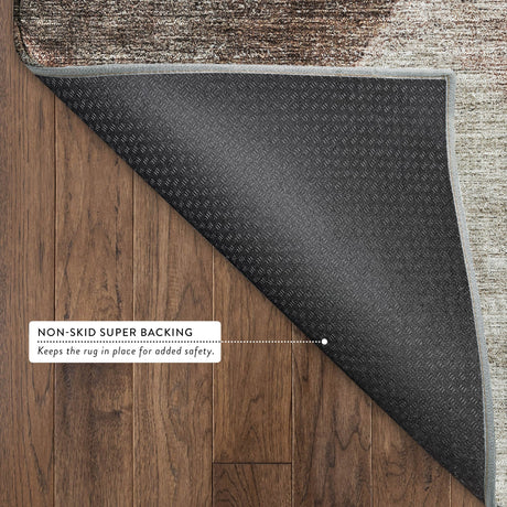 Dalyn Neo NO2 Coffee Rug backing detail