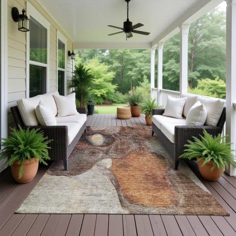 Dalyn Neo NO2 Coffee Rug outdoor lifestyle image