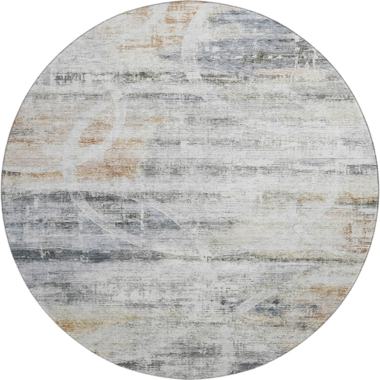 Dalyn Neo NO3 Silver Rug round rug