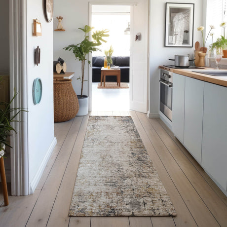 Dalyn Neo NO4 Putty Rug shown in a room