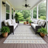 Dalyn Neo NO5 Ivory Rug outdoor lifestyle image