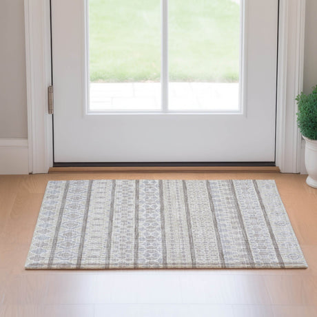 Dalyn Neo NO5 Ivory Rug shown in a room