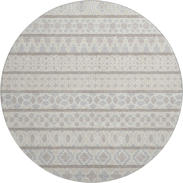 Dalyn Neo NO5 Ivory Rug round rug