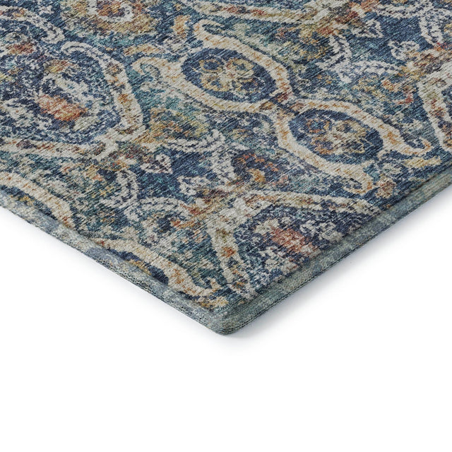 Dalyn Neo NO6 Denim Rug corner detail