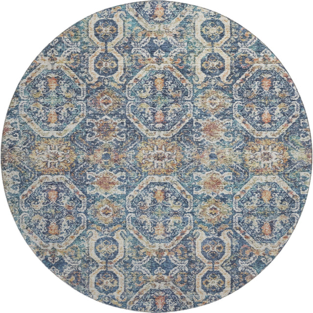 Dalyn Neo NO6 Denim Rug round rug