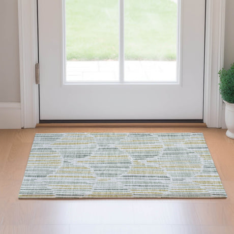Dalyn Neo NO8 Sage Rug shown in a room