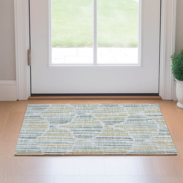 Dalyn Neo NO8 Sage Rug shown in a room
