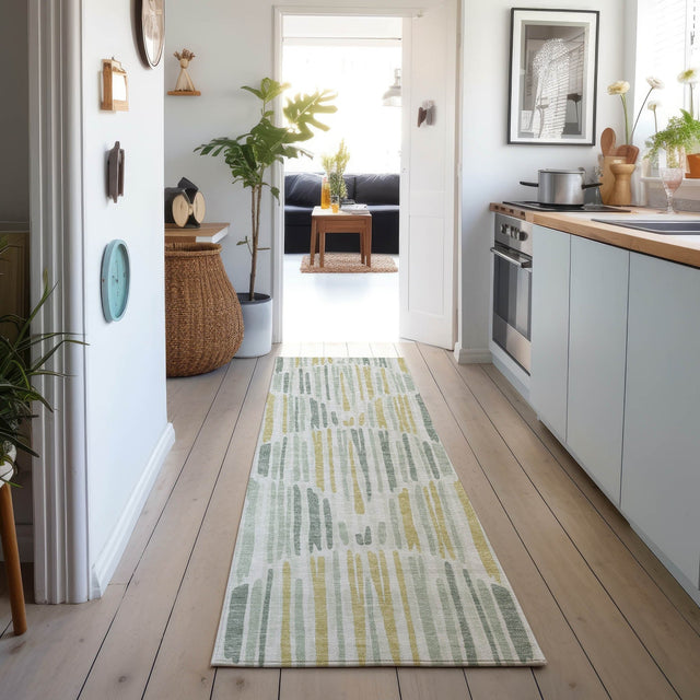 Dalyn Neo NO8 Sage Rug shown in a room