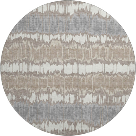 Dalyn Neo NO9 Taupe Rug round rug