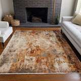 Dalyn Neola NA1 Machine Made Transitional Brown Rug