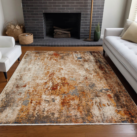 Dalyn Neola NA1 Machine Made Transitional Brown Rug