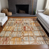 Dalyn Neola NA12 Machine Made Transitional Brown Rug