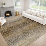 Dalyn Nexus NX1 Beige Rug shown in a room