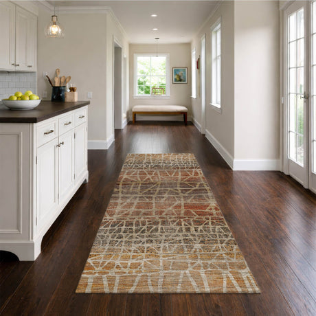 Dalyn Nexus NX1 Copper Rug shown in a room