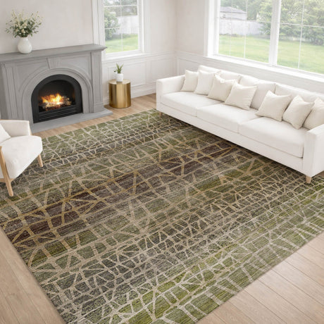 Dalyn Nexus NX1 Fern Rug shown in a room