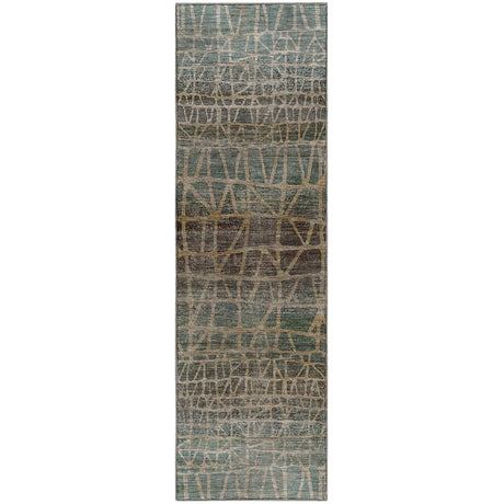 Dalyn Nexus NX1 Teal Rug runner rug