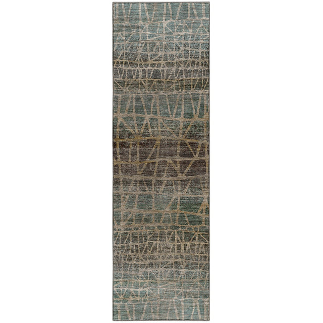 Dalyn Nexus NX1 Teal Rug runner rug