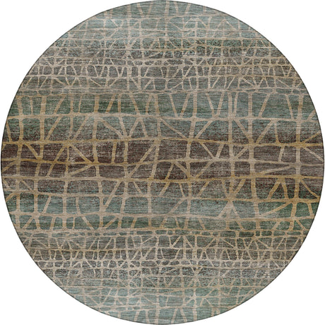 Dalyn Nexus NX1 Teal Rug round rug