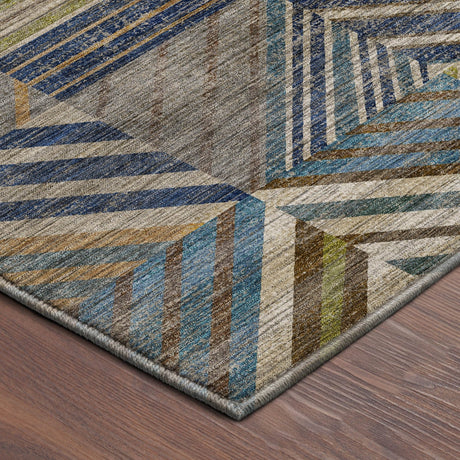 Dalyn Nexus NX2 Denim Rug corner detail