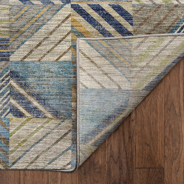 Dalyn Nexus NX2 Denim Rug backing detail