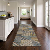 Dalyn Nexus NX2 Denim Rug shown in a room