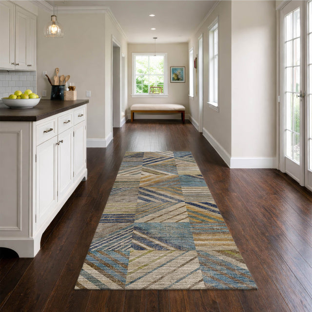 Dalyn Nexus NX2 Denim Rug shown in a room