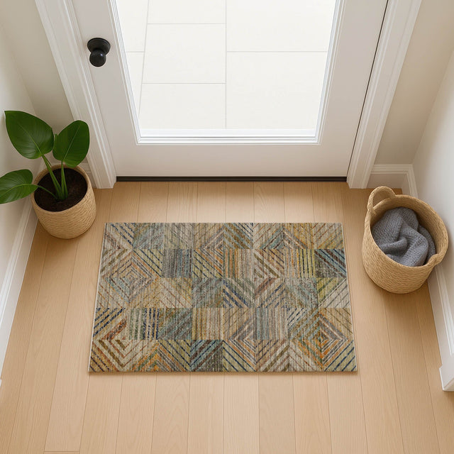 Dalyn Nexus NX2 Multi Rug shown in a room