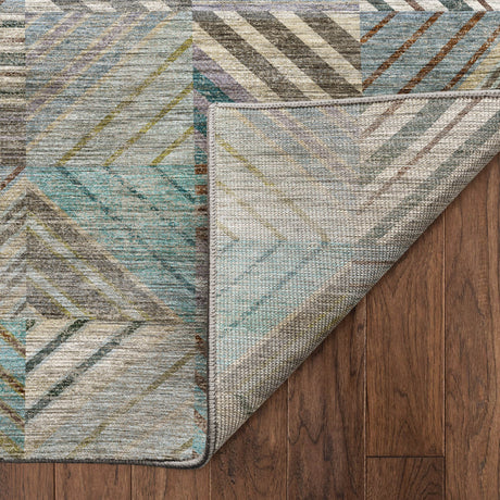 Dalyn Nexus NX2 Teal Rug backing detail