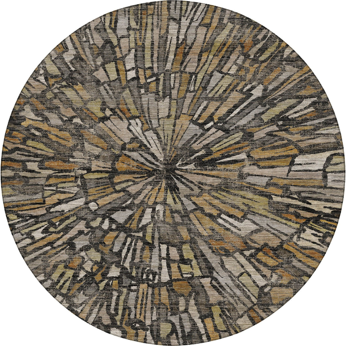 Dalyn Nexus NX3 Black Rug round rug