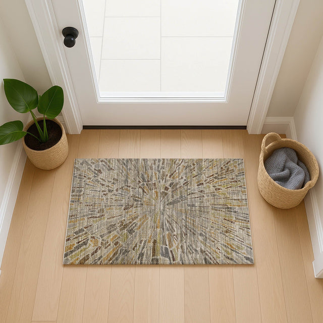 Dalyn Nexus NX3 Ivory Rug shown in a room